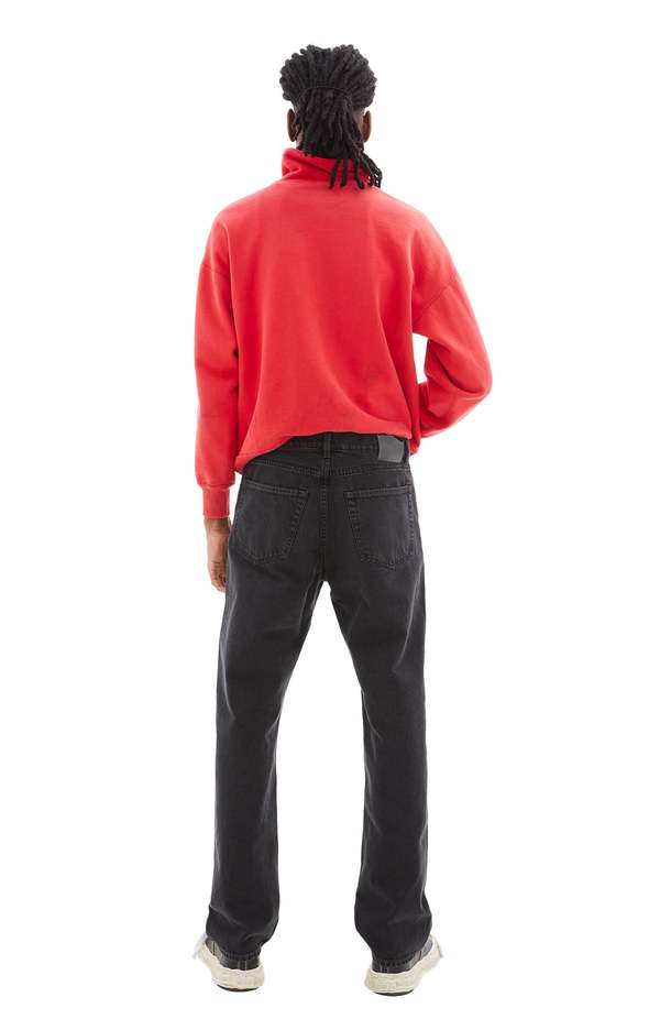 Half-Zip Saint Logo Sweatshirt (Red) | Garmentory
