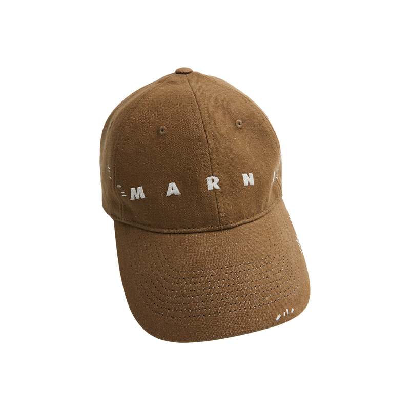 Marni Logo Stitched Baseball Cap | Garmentory
