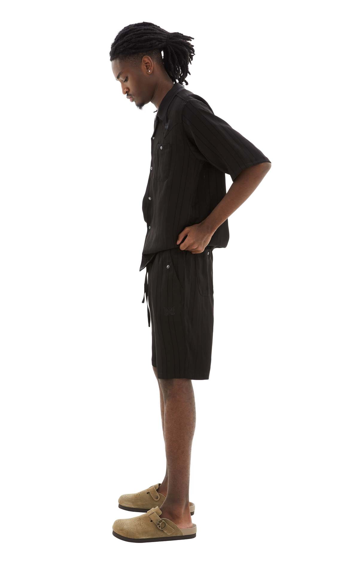 Needles String Cowboy Short - Black | Garmentory