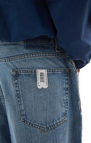 Prototypes Outline Vintage Denim Jeans - Blue | Garmentory