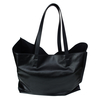 Marni Leather tote bag - Navy blue - Thumbnail 3
