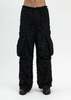 MASU FLUFFY CARGO PANTS - black - Thumbnail 1