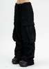 MASU FLUFFY CARGO PANTS - black - Thumbnail 4
