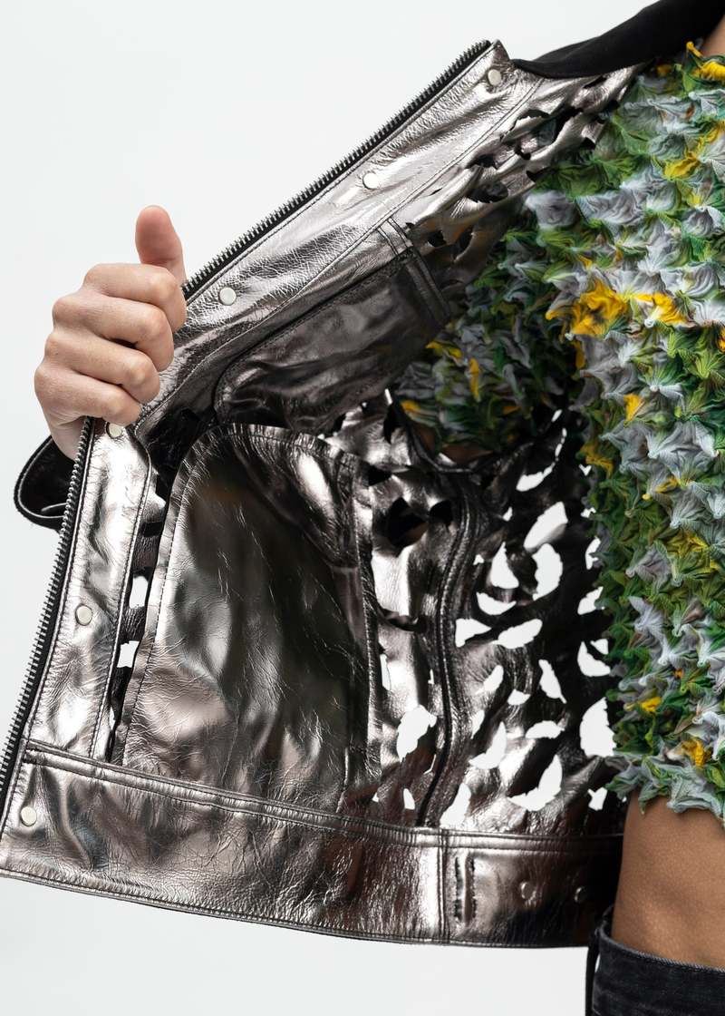 MASU エムエーエスユー 20AW FLOWER CUT LEATHER BLOUSON フラワー 