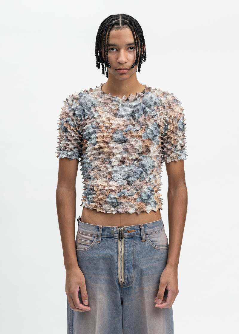 Masu Flocky Doll Spiky T-shirt - Multi | Garmentory