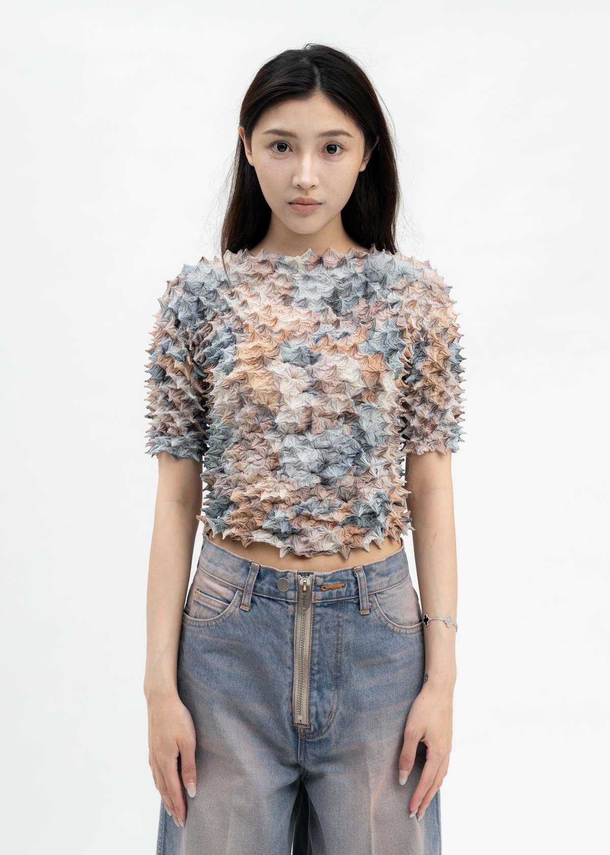 Masu Flocky Doll Spiky T-shirt - Multi | Garmentory