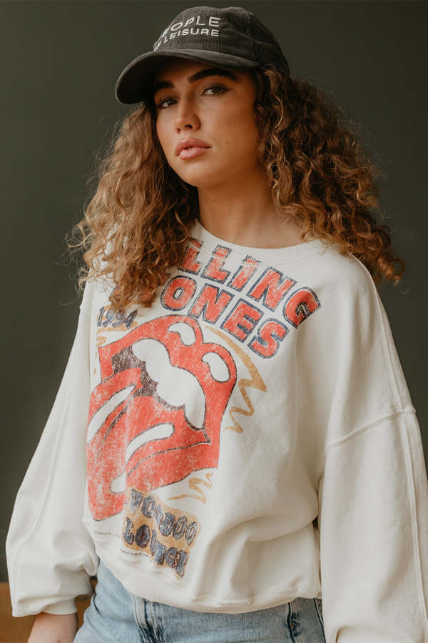 People of Leisure Rolling Stones 1994 Voodoo Lounge Sweatshirt - Ivory