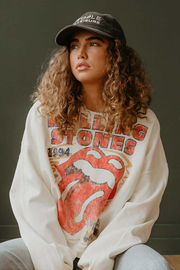 People of Leisure Rolling Stones 1994 Voodoo Lounge Sweatshirt - Ivory