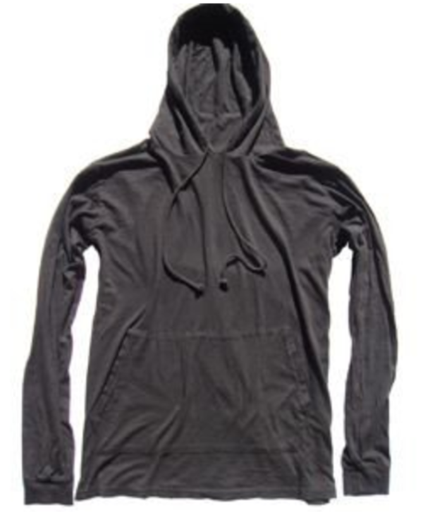 Baja Hooded Sweatshirt 10 oz, Washed Black Baja Hooded Sweatshirt 10 oz, Washed Black