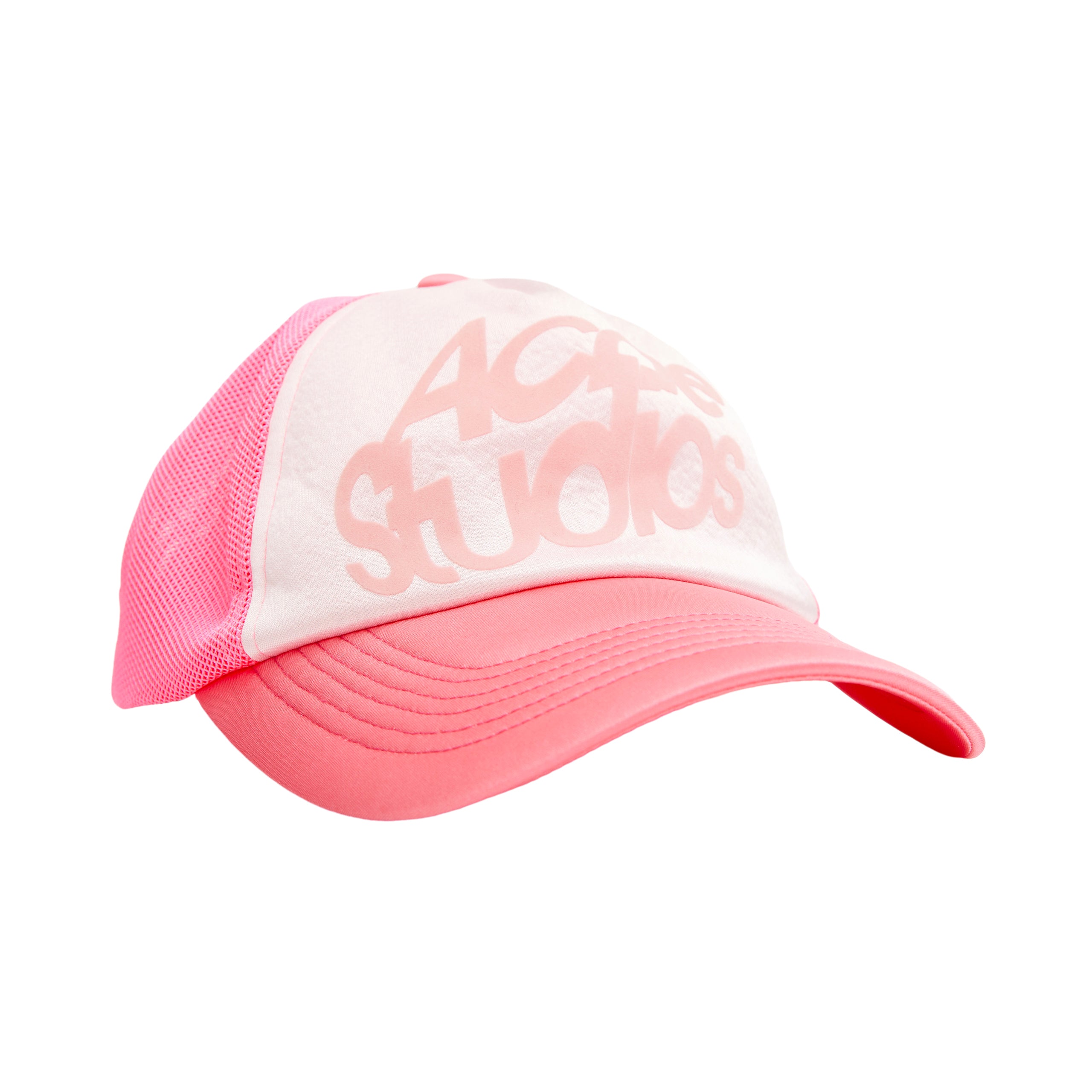 Unisex Acne Studios Trucker Hat - Multi Pink | Garmentory