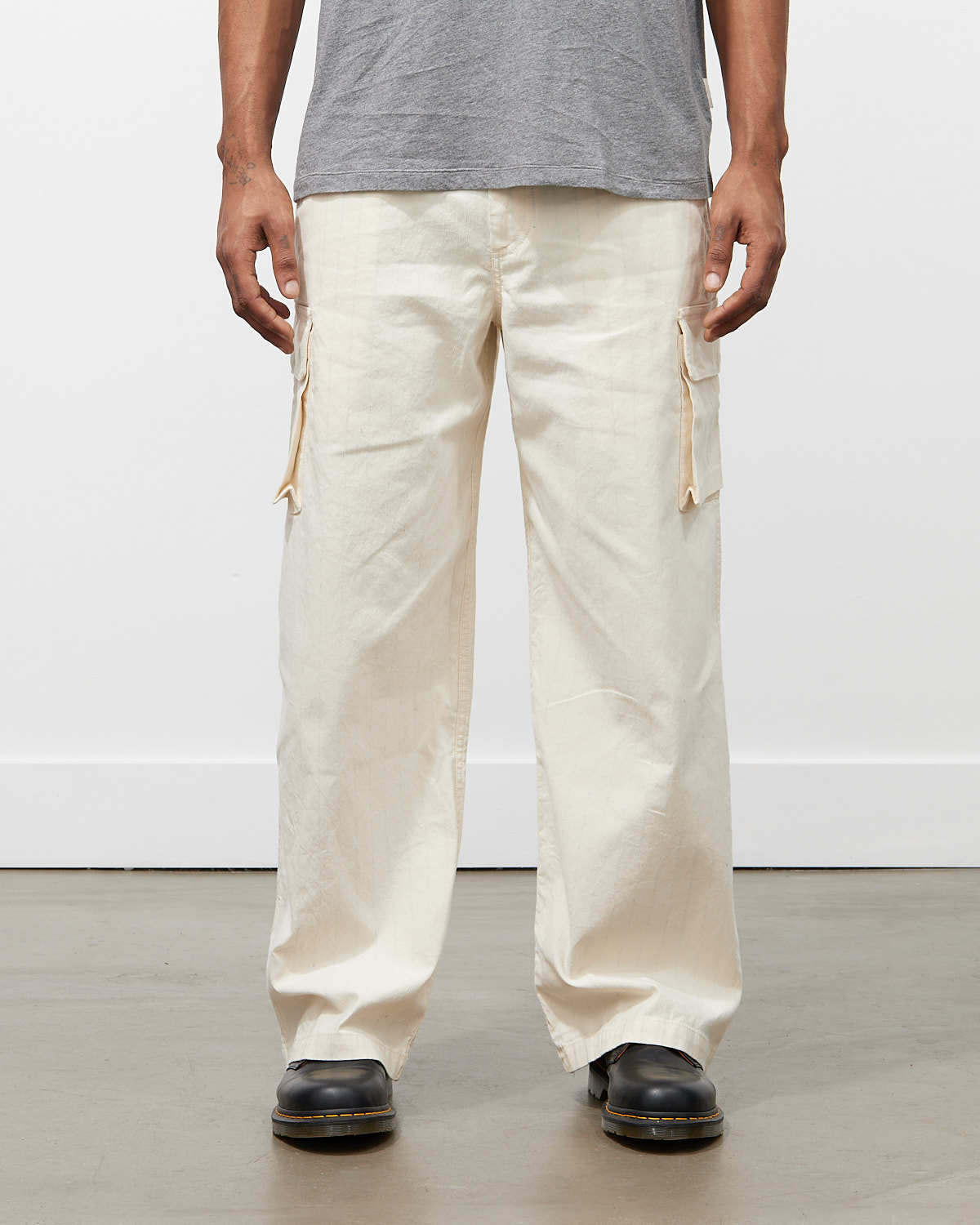 Our Legacy Mount Cargo - Ecru Canal Stripe | Garmentory