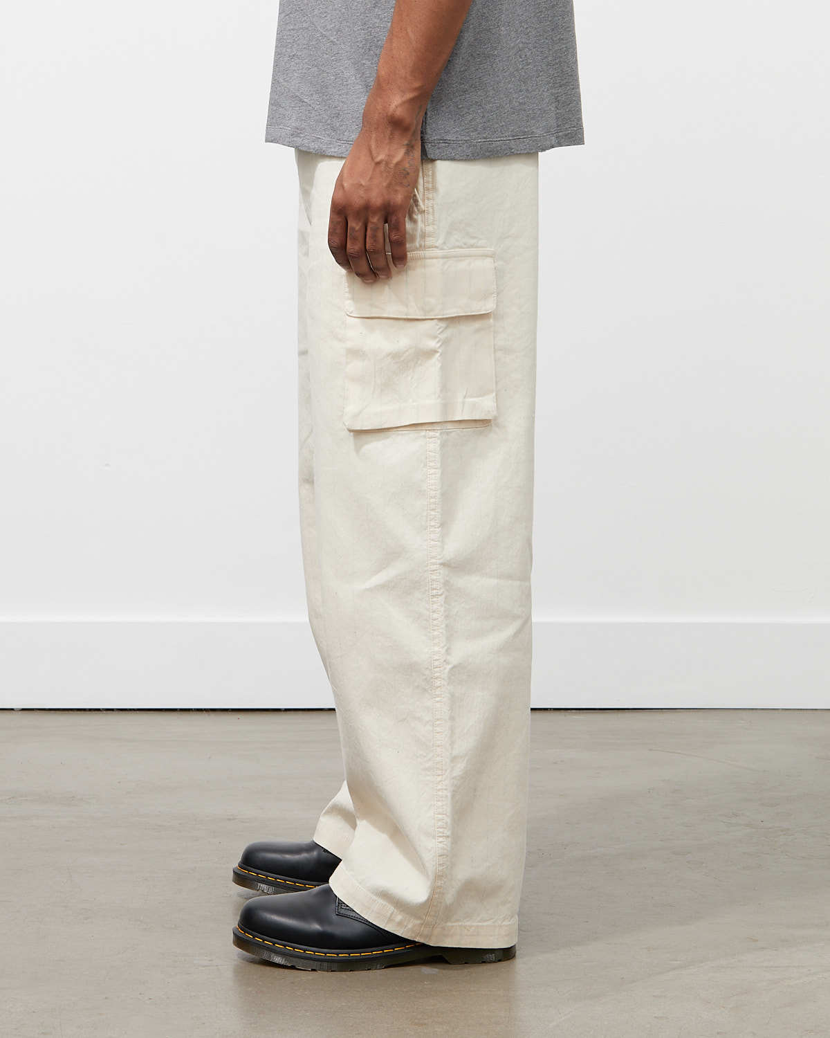 パンツ OUR LEGACY MOUNT CARGO\"ECRU CANAL STRIPE Our Legacy - Mount Cargo Ecru Canal Stripe