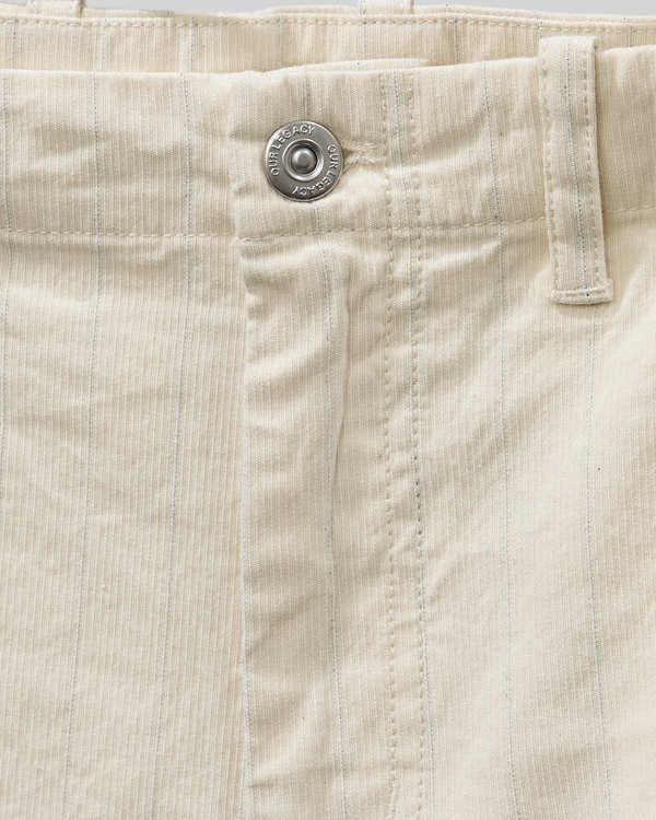 パンツ OUR LEGACY MOUNT CARGO\"ECRU CANAL STRIPE Our Legacy - Mount Cargo Ecru Canal Stripe