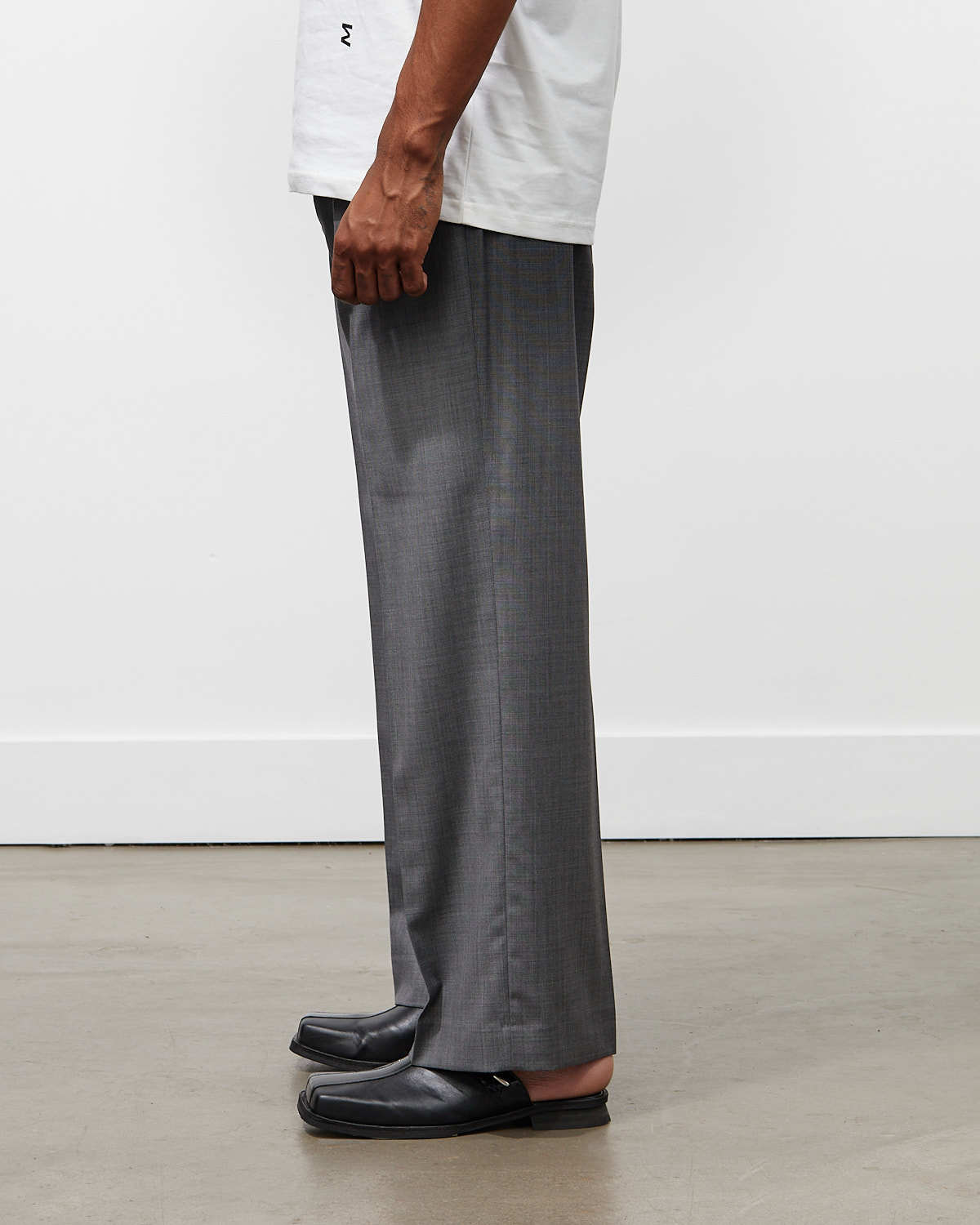 Our Legacy Wool Borrowed Chino - Dark Grey | Garmentory Our Legacy Wool Borrowed Chino - Dark Grey | Garmentory