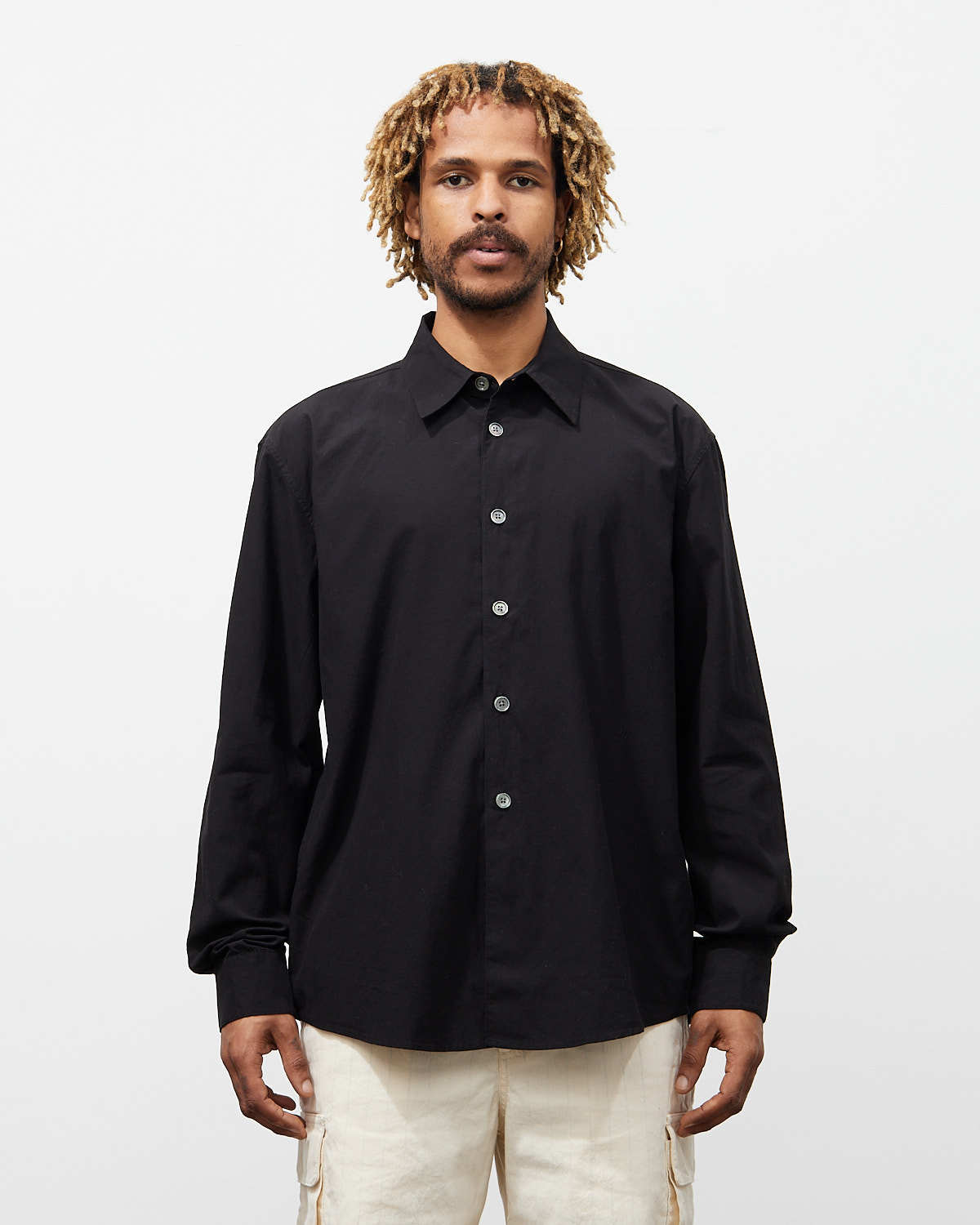 Our Legacy Beyond Shirt - Black Poplin - Image 1 of 4