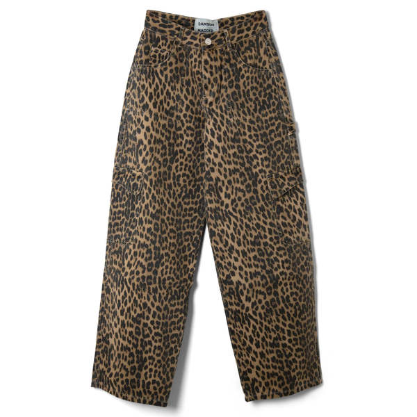 DAMSON MADDER Cargo Jeans - Leopard