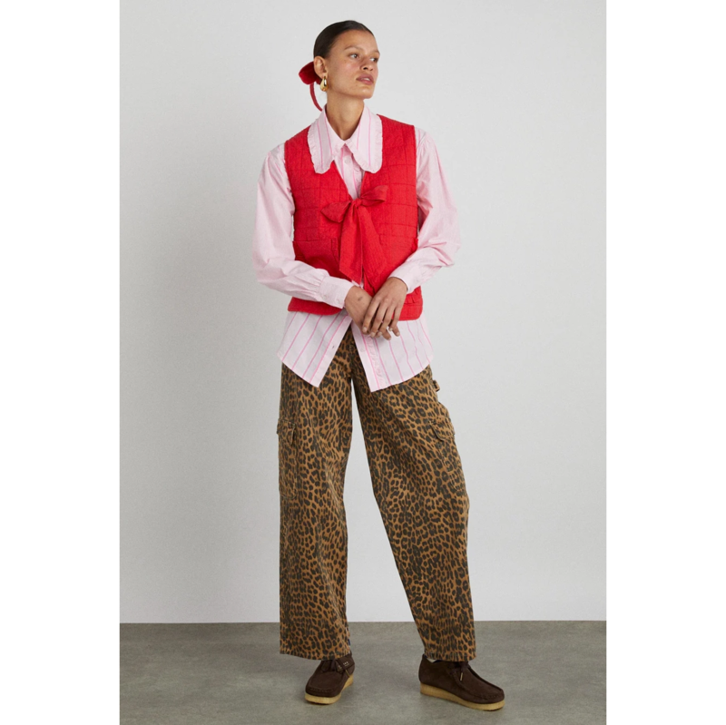 DAMSON MADDER Cargo Jeans - Leopard