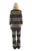 Dries Van Noten Chu Loose Fit Striped Polo Shirt - Dark Purple - Thumbnail 3