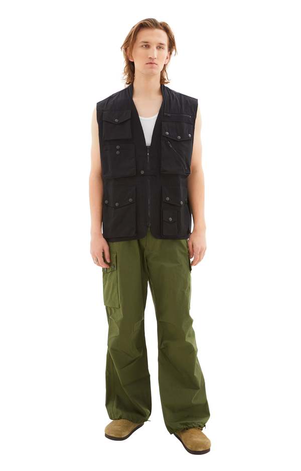 トップス NEEDLES FIELD VEST Needles Field Vest - Black | Garmentory