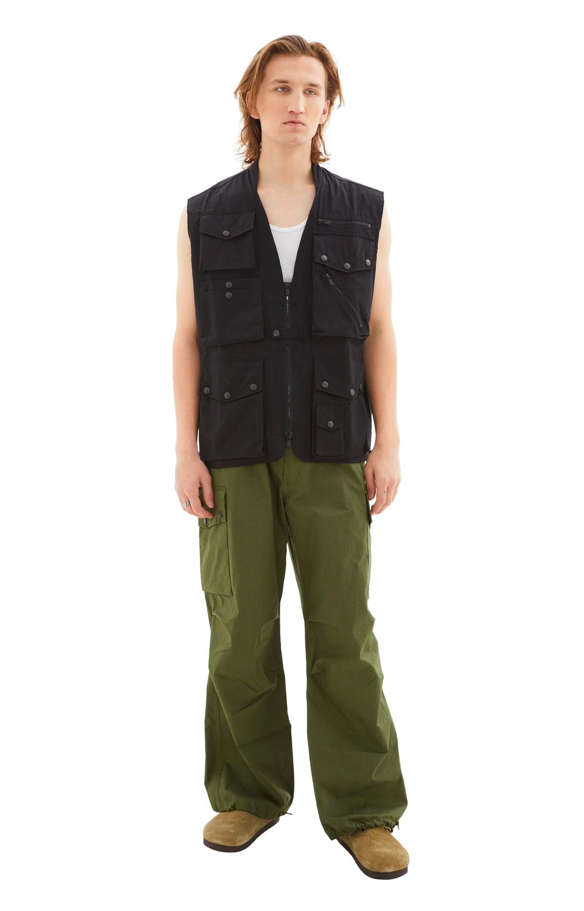 トップス NEEDLES FIELD VEST Needles-Field-Vest---Black-