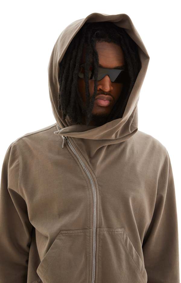 Rick Owens MOUNTAIN HOODIE - DUST | Garmentory