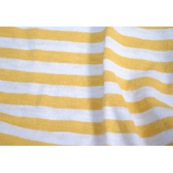 Cotton / Linen Mariniere, Nature / Gold Cotton / Linen Mariniere, Nature / Gold