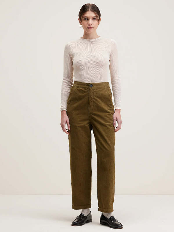 Bellerose Pasop Cord Trousers - Military