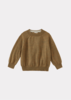Kids Caramel KEIRA BABY MERINO WOOL JUMPER - OCHRE - Thumbnail 1