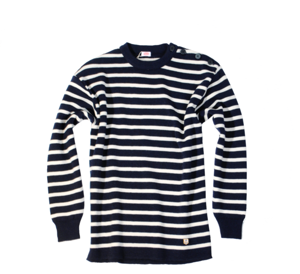 Fouesnant Wool Sweater, Navy / Nature Fouesnant Wool Sweater, Navy / Nature