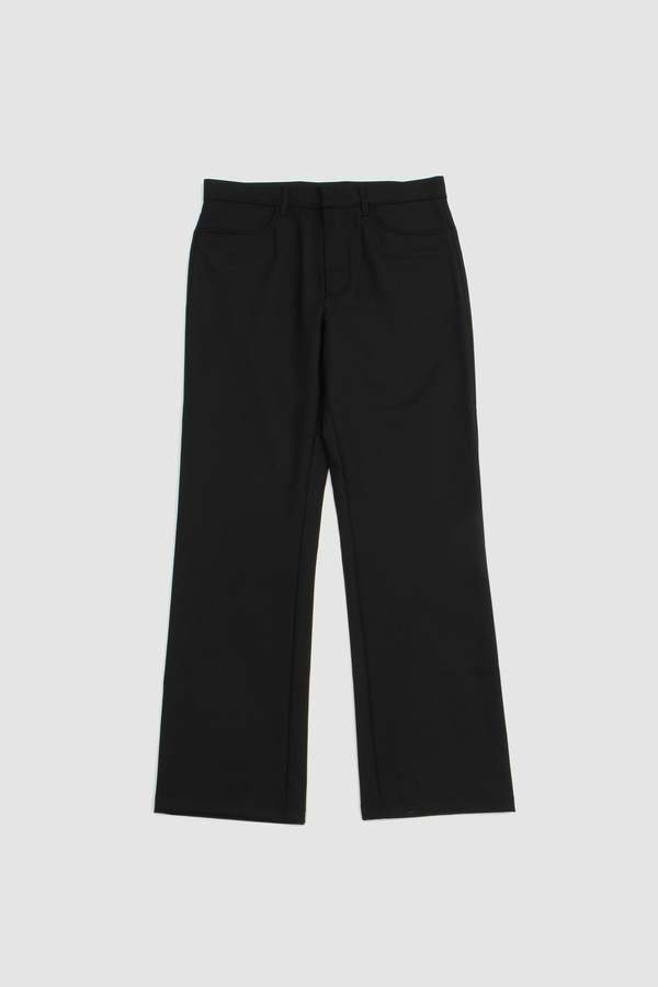 Sunflower Flare French Trousers - Black | Garmentory