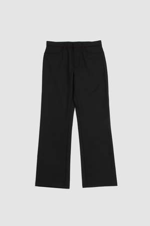 Sunflower Flare French Trousers - Black | Garmentory