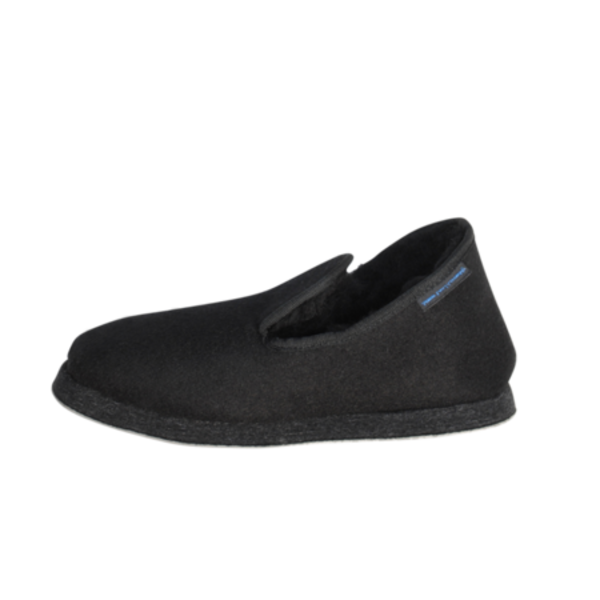 Armor Lux Handmade Wool Slippers, Black Armor Lux Handmade Wool Slippers, Black