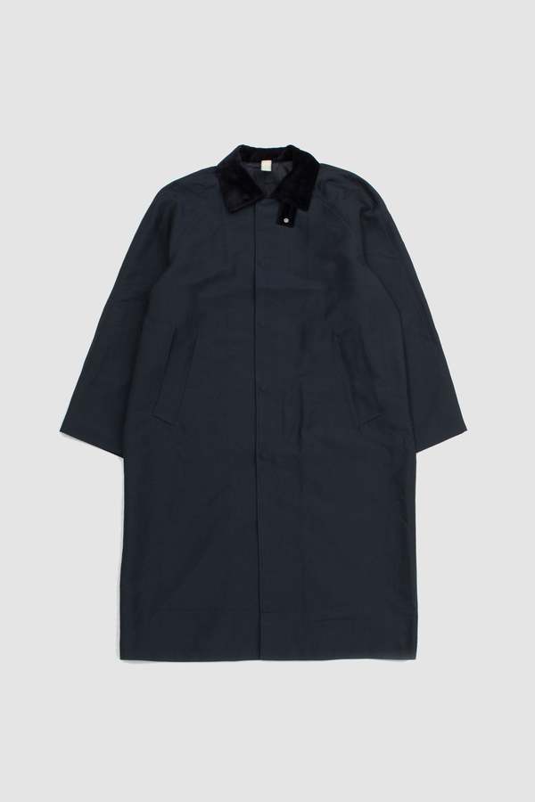 Sunflower Raglan Coat - Navy | Garmentory