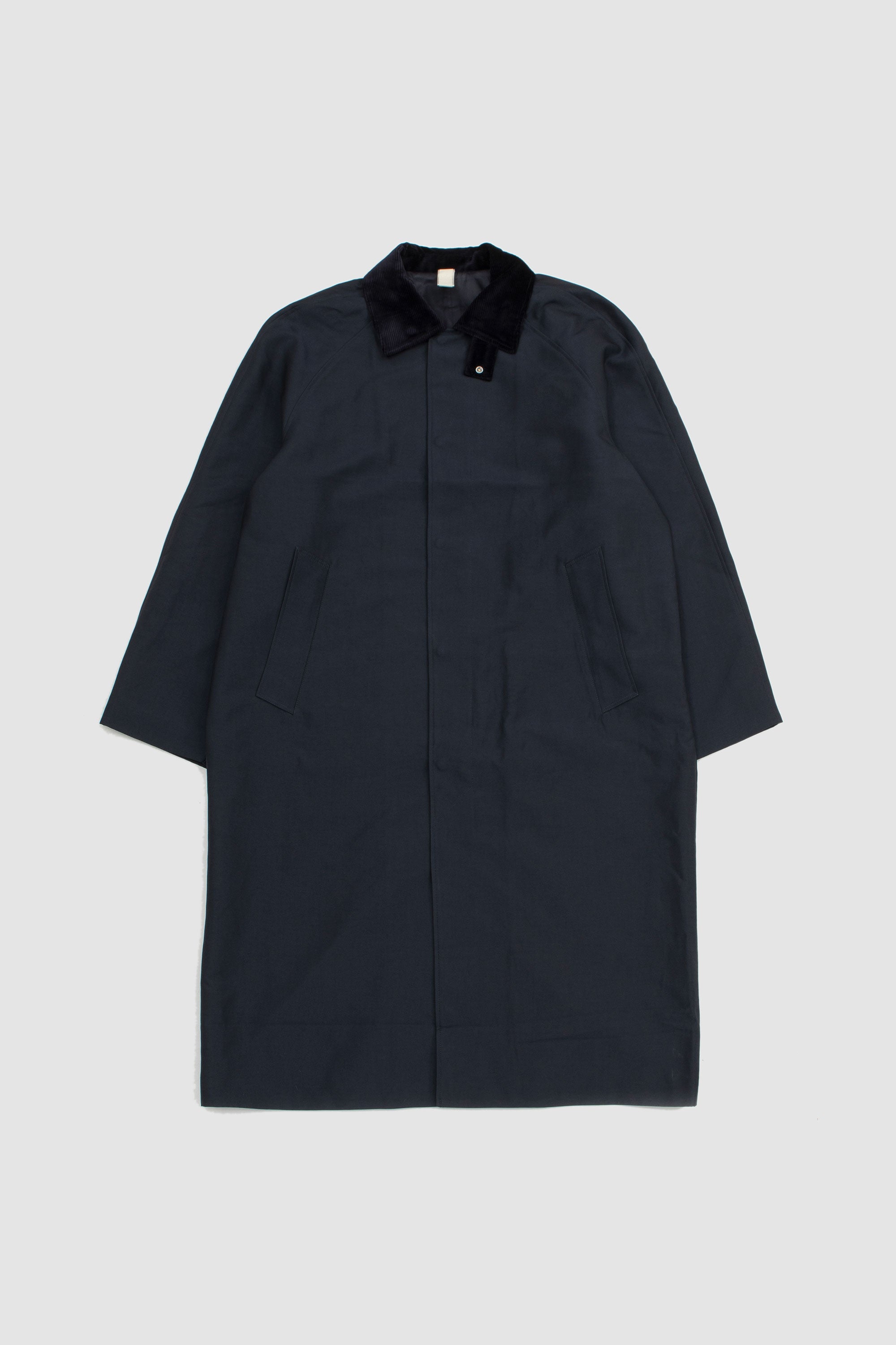 Sunflower Raglan Coat - Navy | Garmentory
