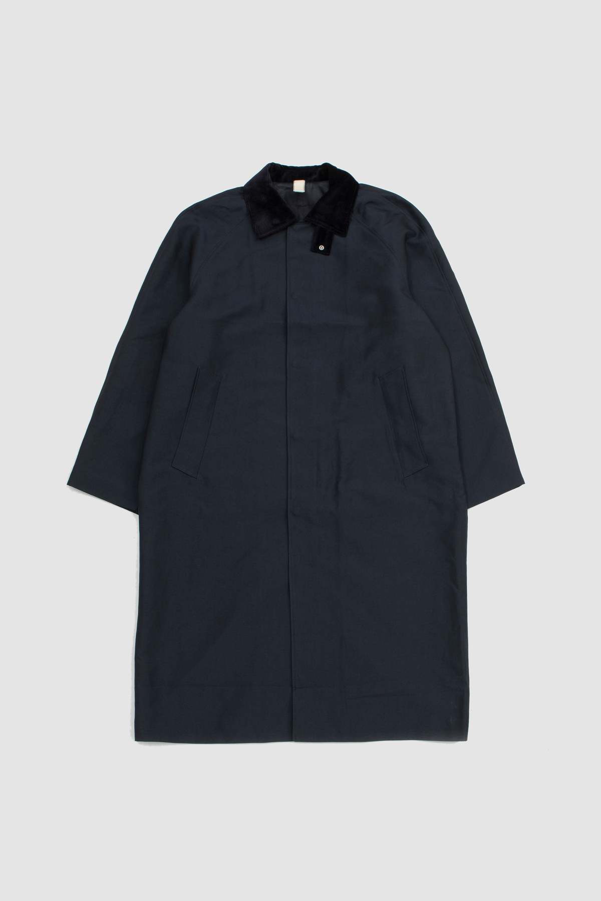 Sunflower Raglan Coat - Navy | Garmentory