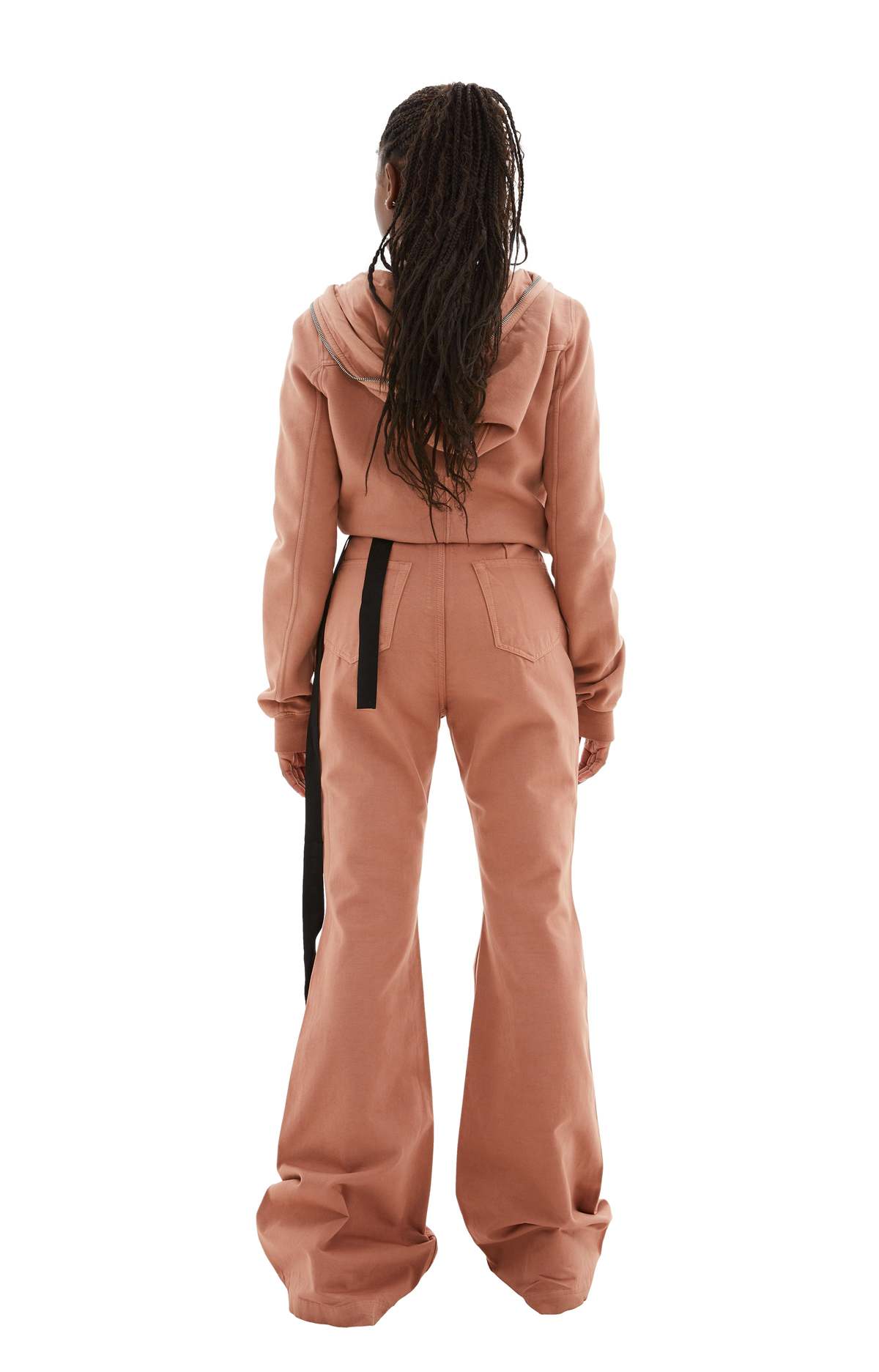 Rick Owens Bolan Bootcut Pants - Dark Pink | Garmentory