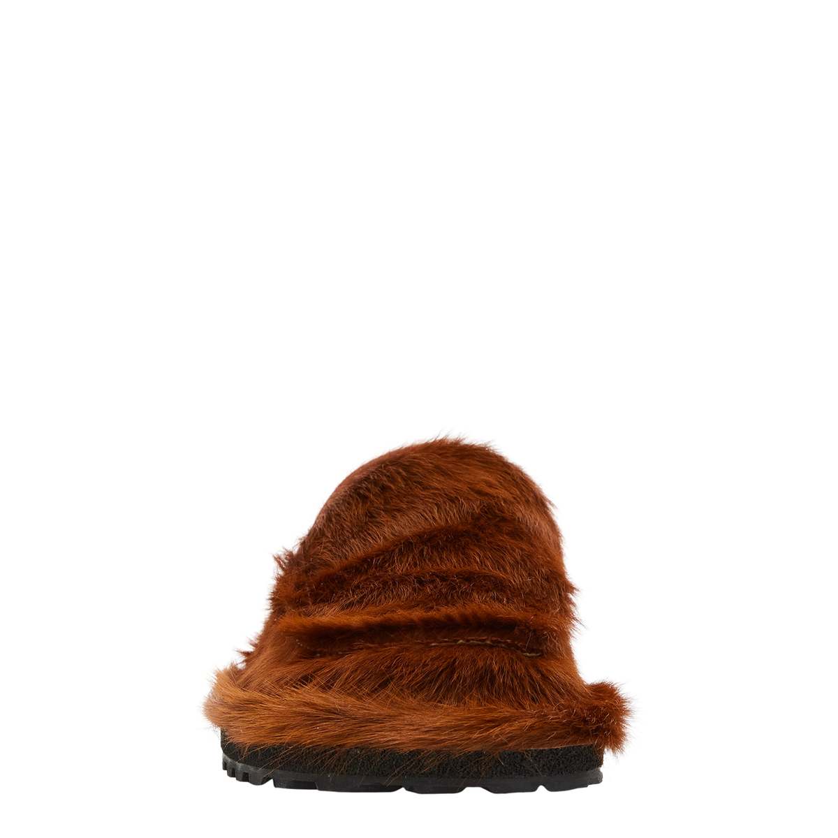【Dries Van Noten】Fluffy slides【関税送料込】 Dries Van Noten Fur Slides - Brown | Garmentory