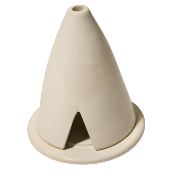 Incense Tee-Pee, White Incense Tee-Pee, White