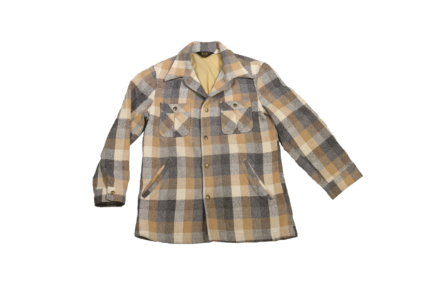 Lee Flannel Jacket, Tan / Grey Lee Flannel Jacket, Tan / Grey