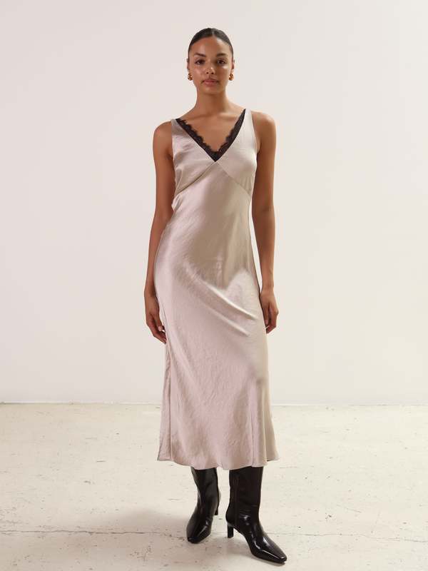 how to shorten a chiffon bridesmaid dress ever ELORA|V Neck Ruched Asymmetrical Hems Midi Chiffon Bridesmaid Dress main image 0