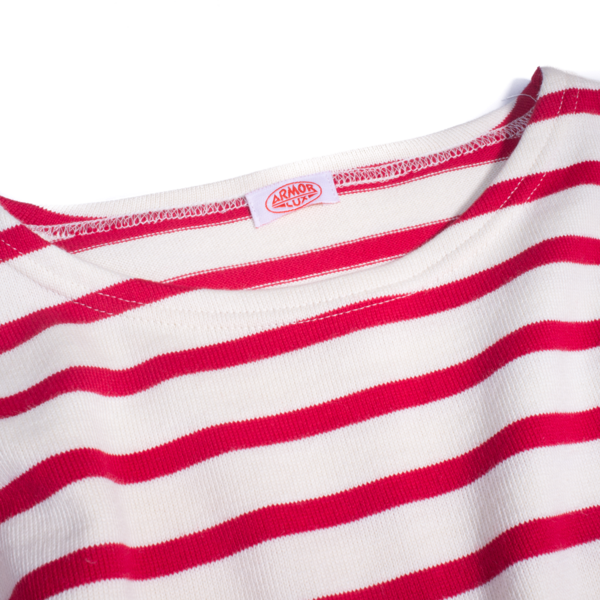 Armor Lux Passerelle Fair Trade Mariniere, Nature / Red Armor Lux Passerelle Fair Trade Mariniere, Nature / Red