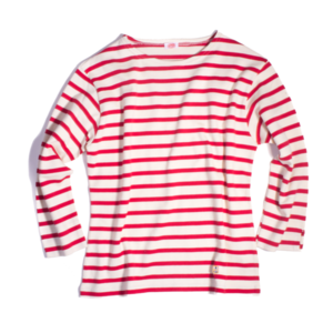 Armor Lux Passerelle Fair Trade Mariniere, Nature / Red Armor Lux Passerelle Fair Trade Mariniere, Nature / Red