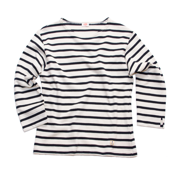 Armor Lux Passerelle Fair Trade Mariniere, Nature / Rich Navy Armor Lux Passerelle Fair Trade Mariniere, Nature / Rich Navy