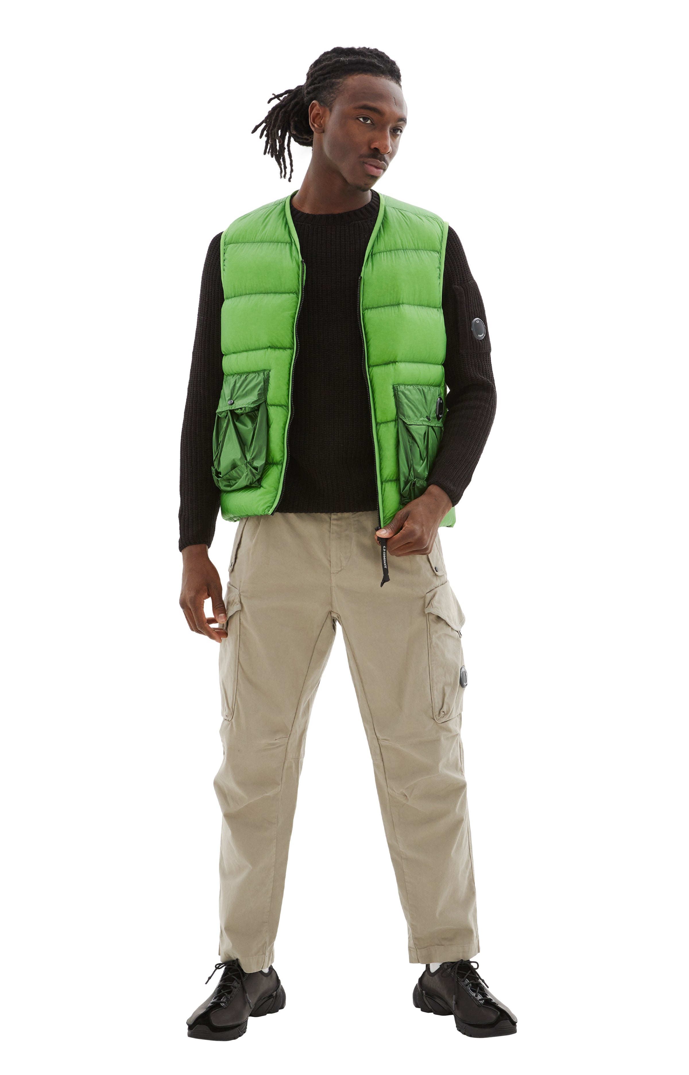 C.P. Company D D Shell Down Vest - Green | Garmentory