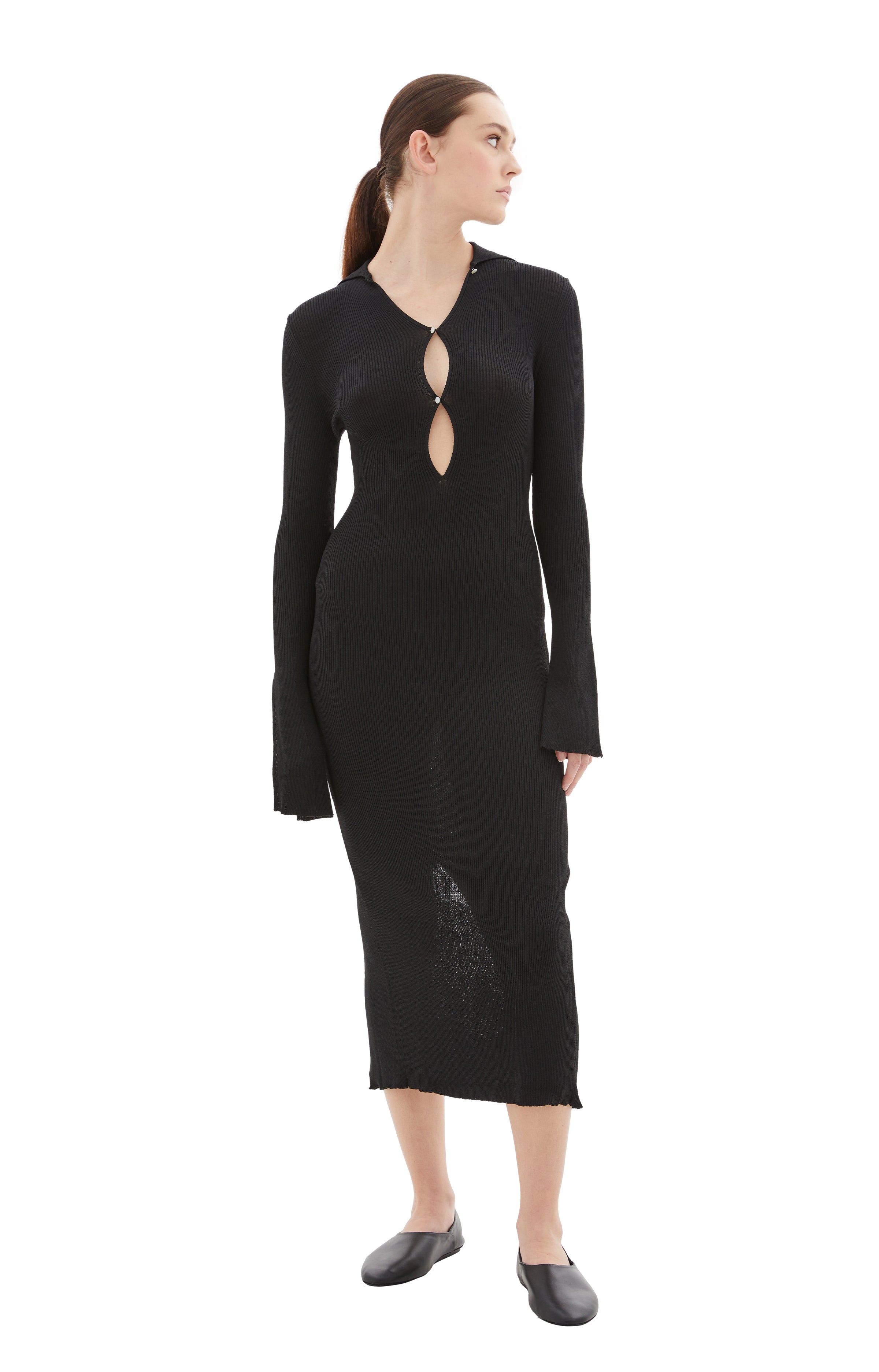 KNWLS Slither Dress - Black | Garmentory KNWLS Slither Dress - Black | Garmentory