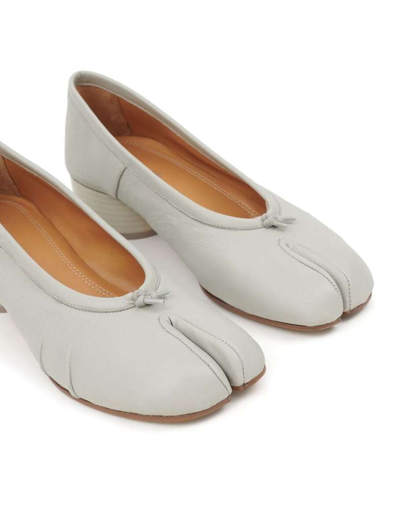 直営店☆MaisonMargiela☆ TABI BALLERINA フラットパンプス H30 Maison Margiela Womens Tabi Ballerina H30 in Black