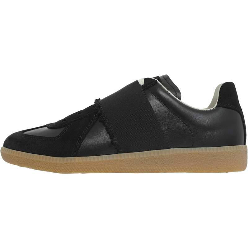 Maison Margiela レディーススニーカー ブラック Maison Margiela Womens Replica Elastic Band Sneakers - Black