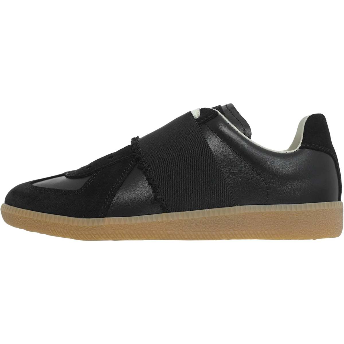 Maison Margiela Womens Replica Elastic Band Sneakers - Black