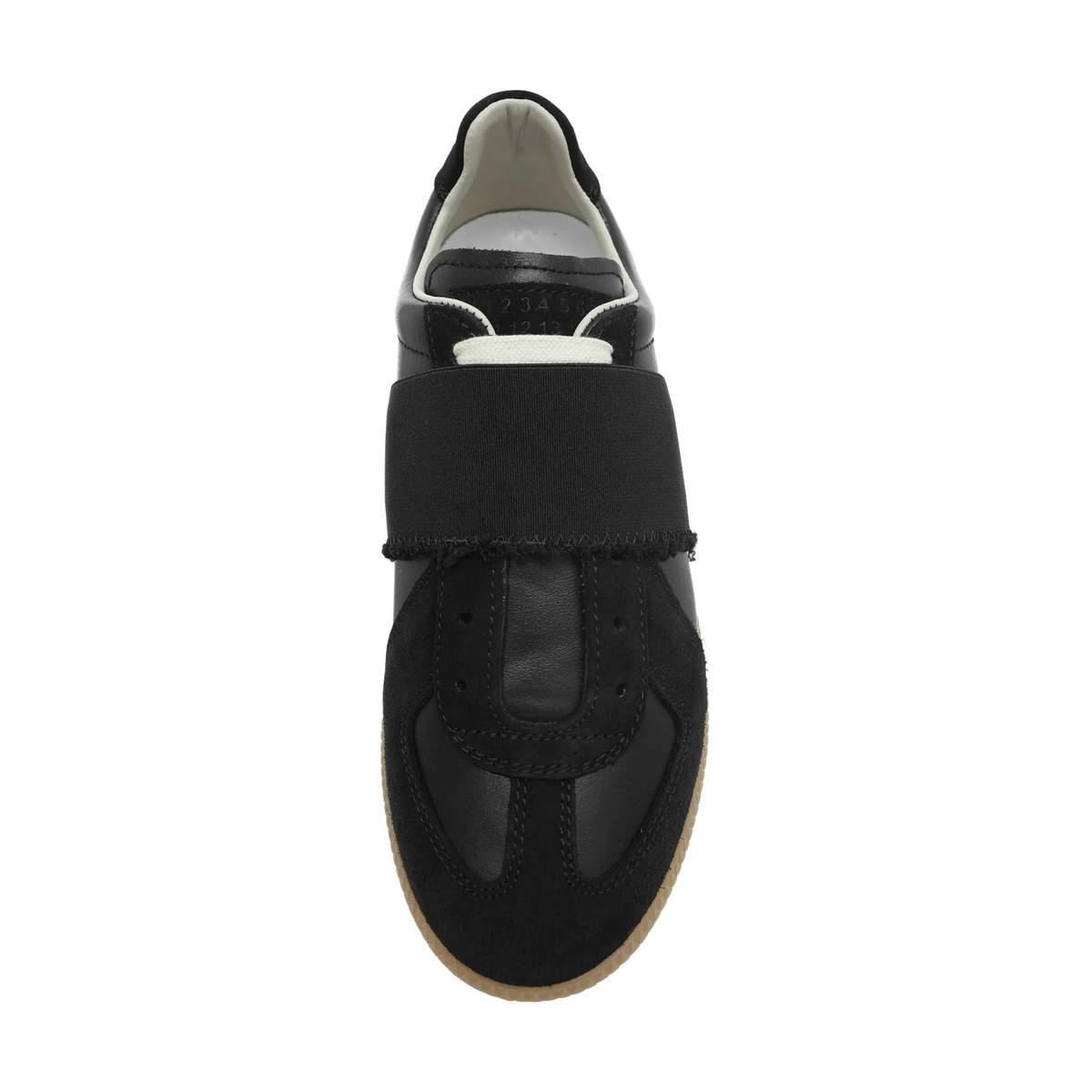 スニーカー MAISON MARGIELA Women Sneakers S58WS0217P5064H9407 Black Maison Margiela: Women's Sprinters (Black/White) | DSMNY E-SHOP