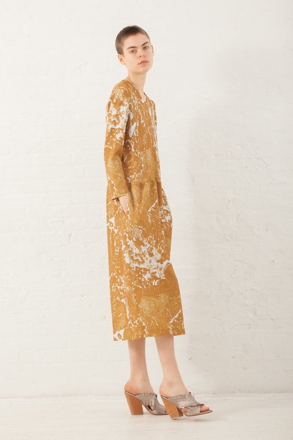 A Détacher Daisy Dress in Ochre A Détacher Daisy Dress in Ochre